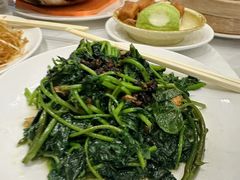 炒番薯叶-山泉公馆酒家(广州东站店)