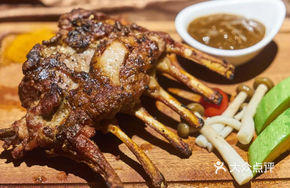Fruitwood Roasted Tomahawk Lamb Chop