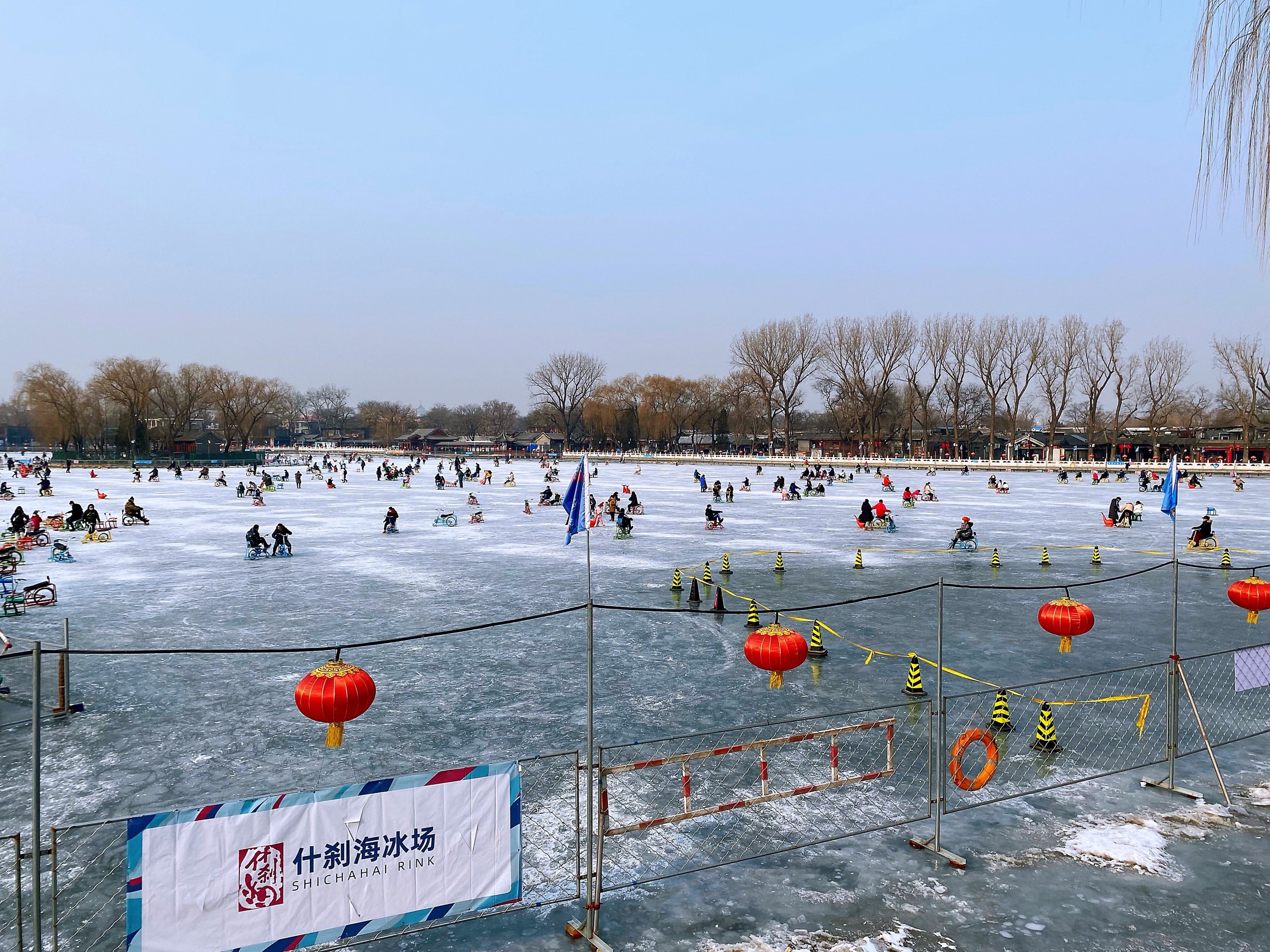 北京什刹海冰场图片图片