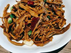 三层肉炒建瓯笋芽-四道菜·福建菜馆(新街口金鹰店)