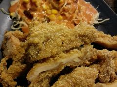 红不让特色鸡排沙拉-暖食光·台式家庭餐厅·生日主题店(万达店)