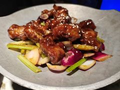 蒜香蜜汁排骨-绿茶餐厅(南方商城店)