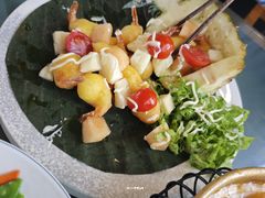 金盏菠萝虾球-云禾壹海景庄园餐厅