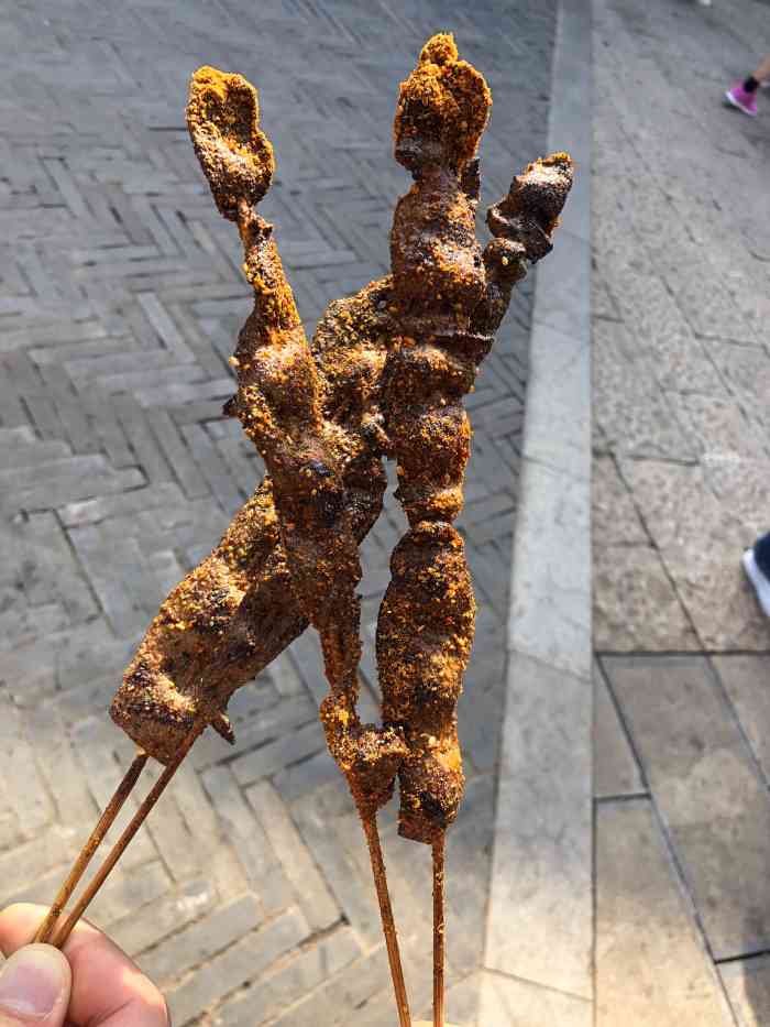 烤猪肝-"位于西山脚下美食街,终于吃到传说中的烤猪."-大众点评移动版