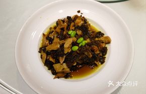 Steamed Dried Bamboo Shoots with Preserved Mustard Greens