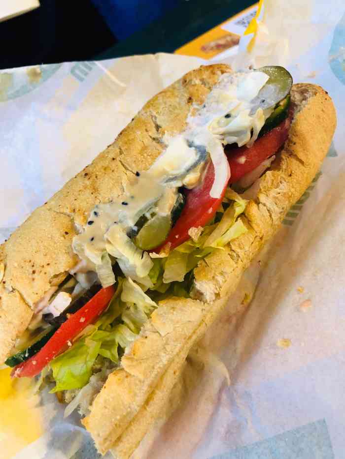 subway赛百味(大悦城店)-"一直都挺喜欢她家的汉堡,口味比较清淡,尤.