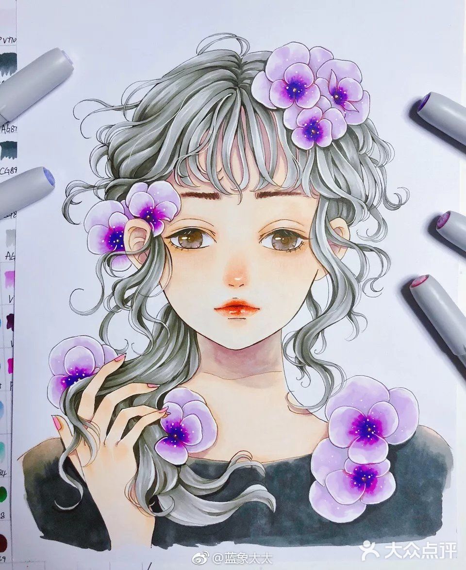 少女心爆棚的水彩插画,每一幅都想要!