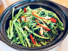 蒜炒空心菜-龙泉人椰子鸡.糟粕醋.海南菜(三亚旗舰店)