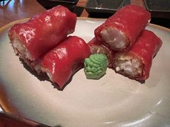 鲜虾脆皮红米肠-上海柏悦酒店·世纪100牛排馆