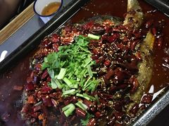 -探鱼·鲜青椒爽麻烤鱼(广州花都来又来店)