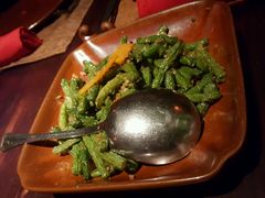 缅式虾酱炒四季豆-花马天堂云南餐厅 Lost Heaven(高邮路店)