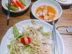 餐前小菜-釜山火炉韩式炭火烤肉(欧洲城店)