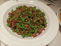 肉末炒豆角-刘胖子家常菜·蹄花焖藕(兴业店)