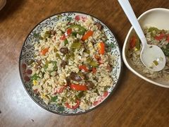 微辣鸡杂炒饭-老头爱马仕酸豇豆炒饭(丰富路店)