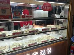 面包甜点陈列柜-熊大爷现包饺子(和平里店)