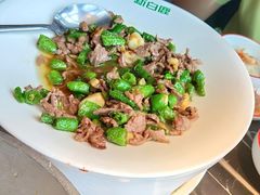 杭椒爆炒牛肉-新白鹿餐厅(虹桥南丰城店)