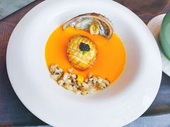 蟹粉虾汤蛋羹黑鱼籽蒸鲍鱼-蟹榭·本帮江浙菜·蟹宴(五角场合生汇商场店)