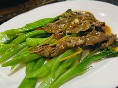 沙茶牛肉炒菜心-金騰閣·经典粤菜(汾江中路店)