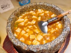 石锅鸡汤豆腐-绿茶餐厅(西单老佛爷店)