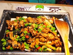鲜青椒紫苏味平锅牛蛙-蛙小淲(虎门万达店)