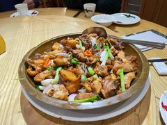 铜盘焗走地鸡-德胜轩正宗顺德菜(宝安沙井会展中心店)