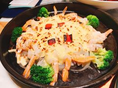 堂烹蒜蓉芝士虾-雀蓝川菜(奥体广场店)