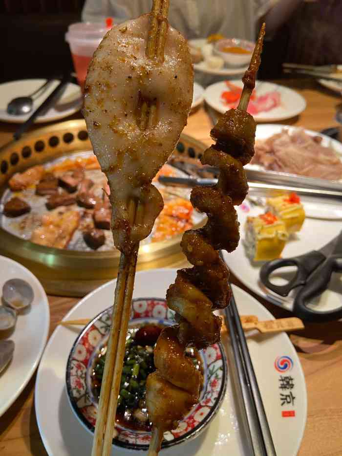 韩京海鲜烤肉自助料理(吴兴万达店)-"韩京烤肉开业咯93还没乘电梯上