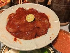 -草家酱蟹炭火烤肉店(珲春南路一店)