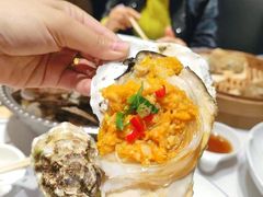 蒜蓉海蛎子-渔家大院·胶东海鲜·老牟平烧烤餐厅(德胜店)