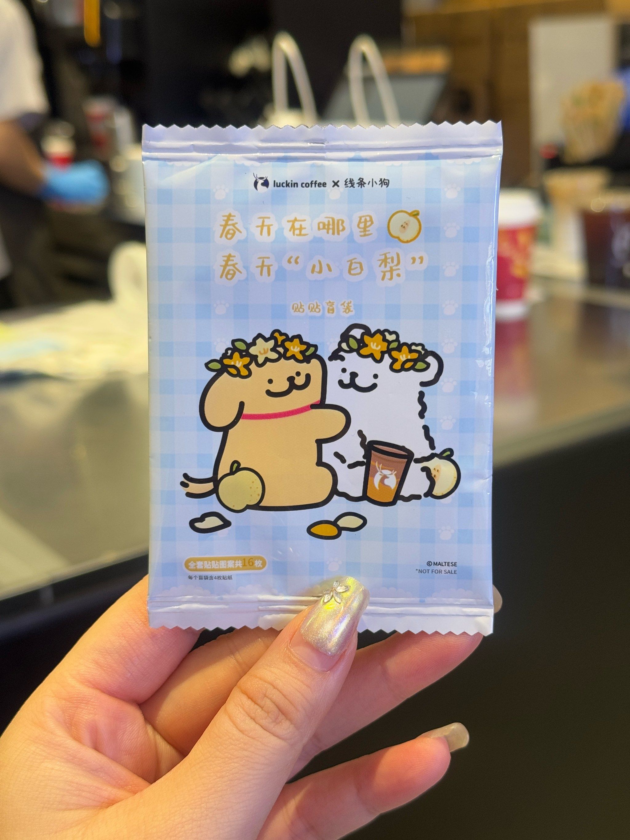 联名小贴纸lucky