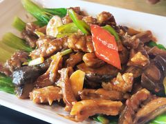 小炒海参-龙泉人椰子鸡.糟粕醋.海南菜(三亚旗舰店)