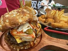 -Burger Double汉堡双倍
