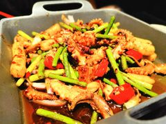 爆炒鱿鱼须-老头儿油爆虾·知味杭州(爱琴海购物中心)