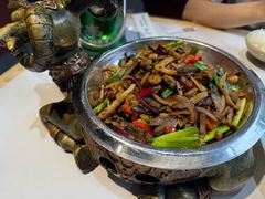 爆炒羊杂-十二毡房蒙餐·蒙古包