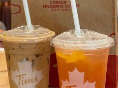 燕麦拿铁-Tims天好咖啡·贝果(雁展路万象天地店)