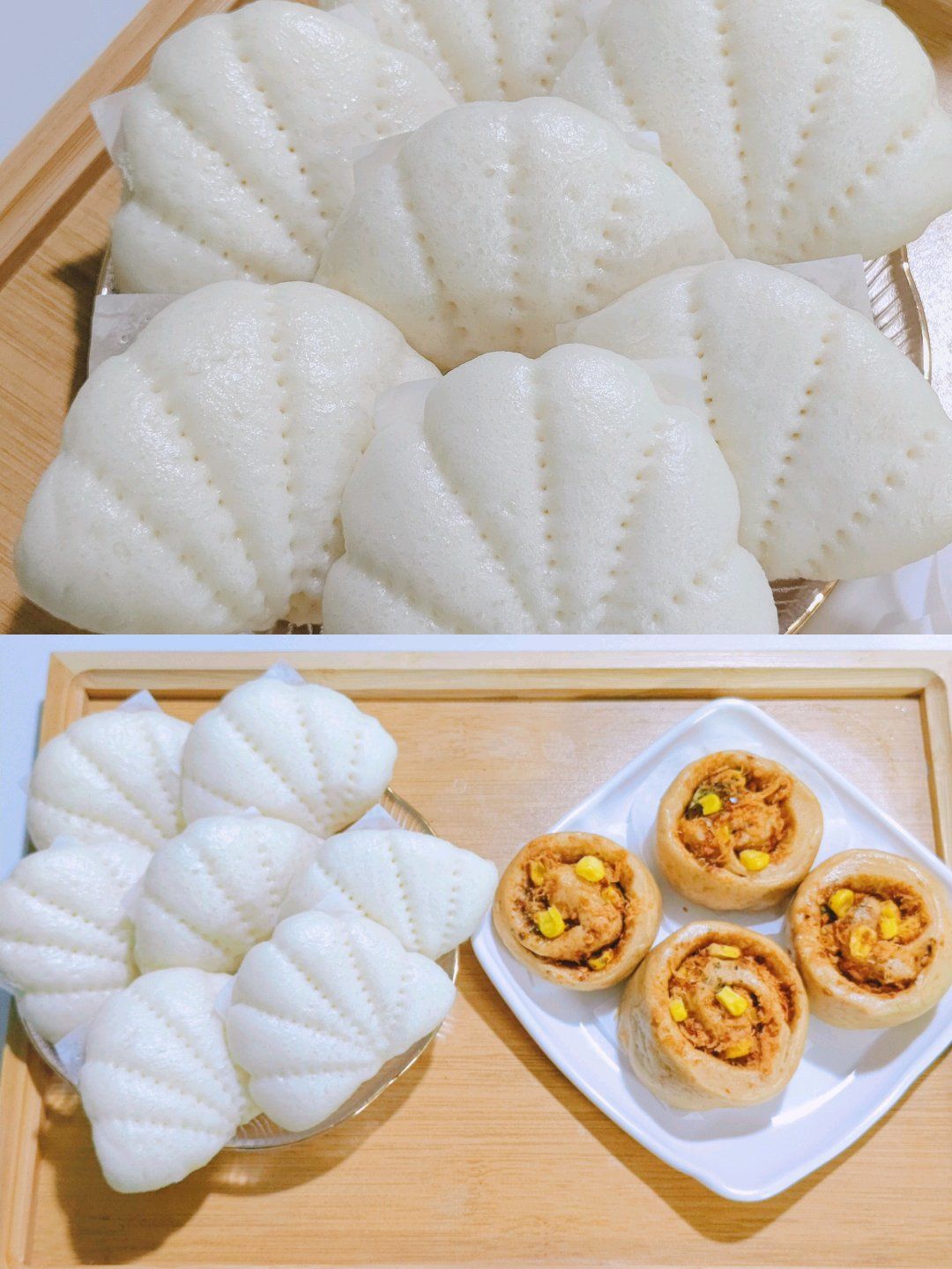 荷叶饼新鲜出炉