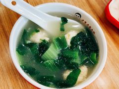 小白菜肉丸汤-老舅老蒙肉饼非遗店(一店)