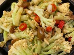 铁板有机花菜-李师傅脆肚(梅林店)