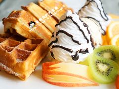 水果冰淇淋松饼-自由之丘