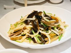 茭白炒现划鳝丝-玫瑰厅上海菜(兴国路店)