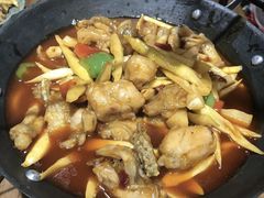 -东来菜馆•手抓海鲜家常菜•海鲜锅贴(鸽子窝店)