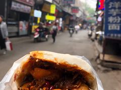蛋菜夹馍-清真马乐贝腊牛肉蛋黄菜夹馍(马蓉洒金桥店)