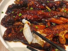 小黄鱼烧年糕-东方明珠老上海8号餐厅(东方明珠广播电视塔店)