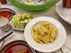 咸蛋黄焗山药-围炉夜话·潮汕卤水火锅(榕江店)