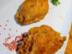 咸蛋黄鸡翅-绿茶餐厅(南昌王府井店)