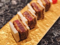 澳洲和牛纽约客炸牛排三明治-老乾杯和牛烧肉(王府中环店)
