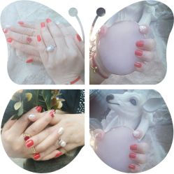 -手牵手美甲