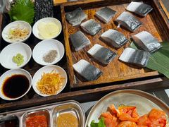 -围炉肉舍•炭烤活鳗•丹东海鲜烤肉(步行街店)