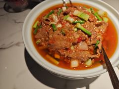 豆腐花渣渣牛肉吊龙-雀蓝川菜(滨湖万象汇店)