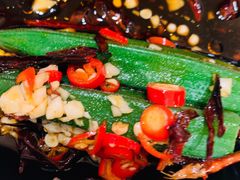 凉拌秋葵-聚味瞿记·龙虾堂(天元店)